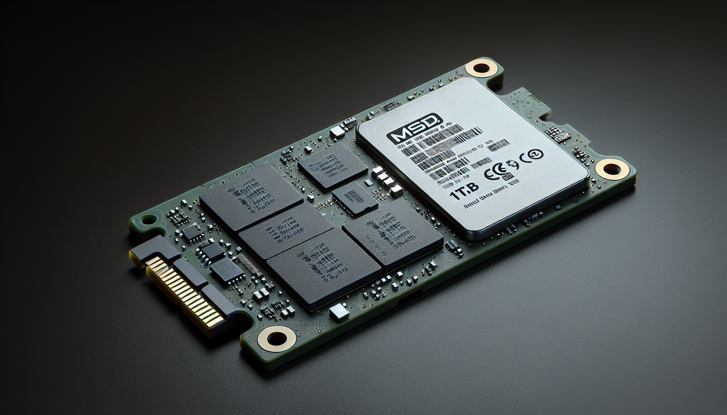 Robustes Design für langfristige Nutzung -  M2 SSD 1TB: Der schnelle Speicher