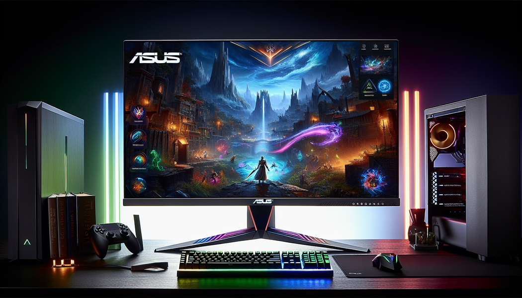 Erweiterte Farbräume für lebendige Farben -  ASUS Gaming Monitor: Spiele in einer neuen Dimension erleben