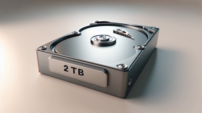 2TB Festplatte: Endlich genug Speicherplatz