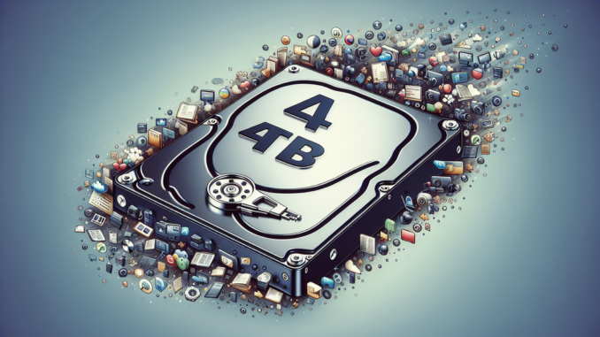 Festplatte 4TB: Viel Speicherplatz für alle Deine Daten