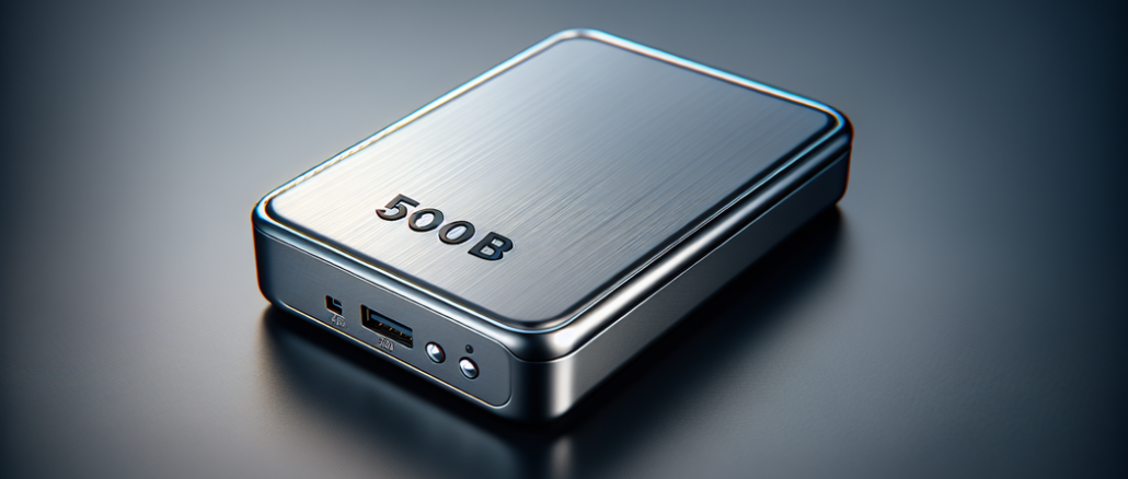 Externe Festplatte 500GB: Der kompakte Speicher für unterwegs