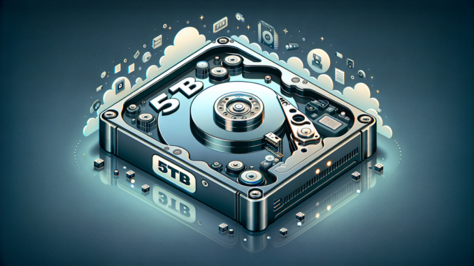5TB Festplatte: Gigantischer Speicherplatz für alle Daten