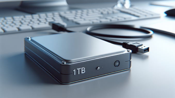 1TB Festplatte: Perfekt für Deine wichtigsten Dateien