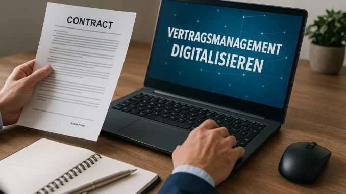 Vertragsmanagement digitalisieren